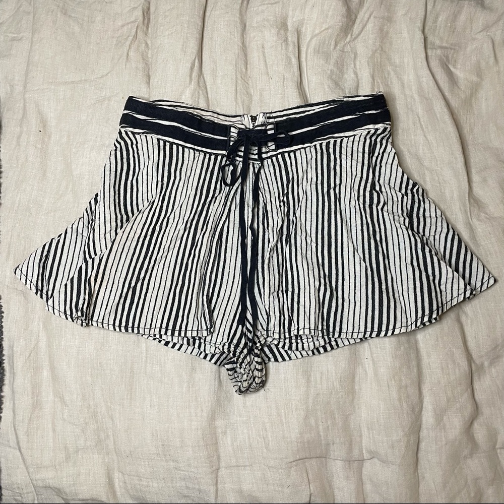 Free People Skort - Black and Cream